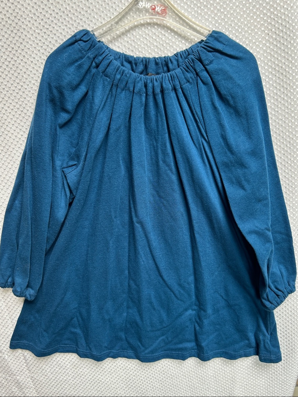 Girls' Blue Modest Dress or Nightgown, below knees and elbows. NWT